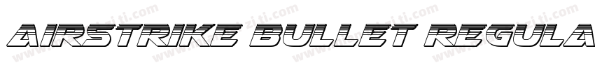 Airstrike Bullet Regula字体转换